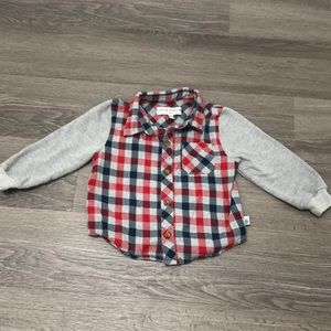 Little Brother by Pippa & Julie - button down shirt - size 24 months